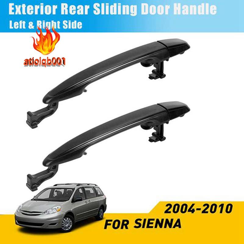 Set 2 Tay Nắm Cửa Phía Sau Cho-Toyota Sienna 2004-2010 69213-08020 69227-08040