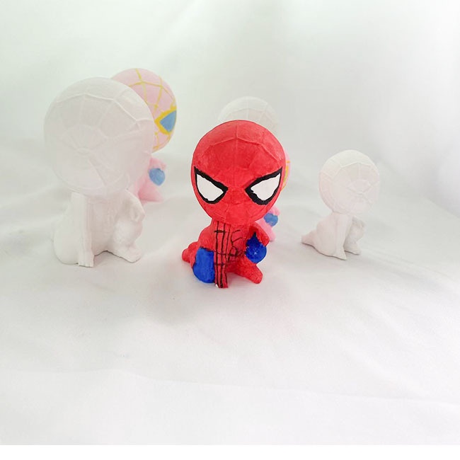 Khuôn Silicon Làm Nến / Sô Cô La / Đá Viên Hình Người Nhện Hoạt Hình diy