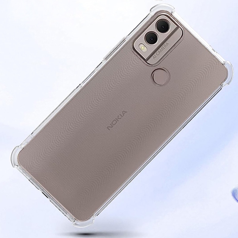 Ốp Điện Thoại TPU Gel Mềm Trong Suốt Chống Sốc Cho Nokia C22 C32 C300 C200 C30 C12 C12 Pro C21 Plus 