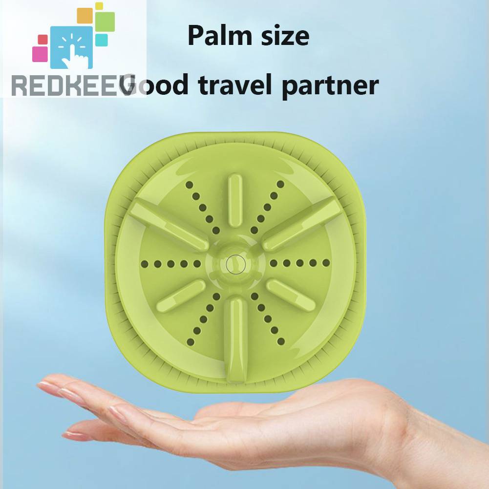 Máy Giặt Turbo Tự Động Ít Ồn Nhỏ Gọn Tiện Dụng Mang Theo Du Lịch