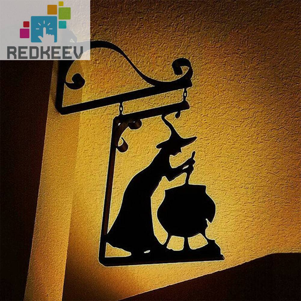 Biển Hiệu Phù Thủy Màu Đen Treo Tường Chống Ăn Mòn Trang Trí Nhà Cửa / Sân Vườn