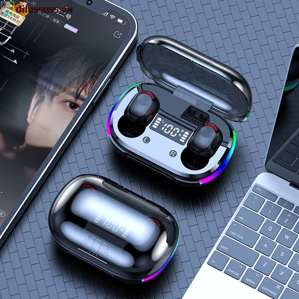 Tai Nghe Nhét Tai K10 Bluetooth 5.3 Điều Khiển Cảm Ứng