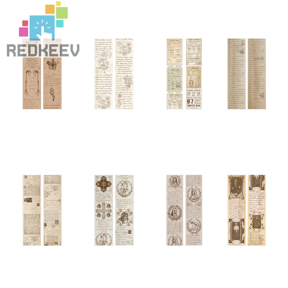 Giấy Trang Trí Sổ Tay Phong Cách Retro DIY