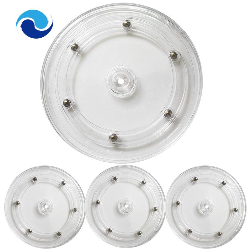 Bộ 4 Vòng Xoay Bằng Acrylic Trong Suốt Kích Thước 6 Inch Dùng Làm Bánh Quy