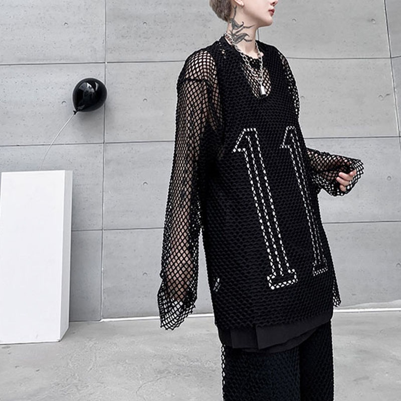 Incerun Bộ Hai Mảnh Lưới Rỗng Của Nam Giới