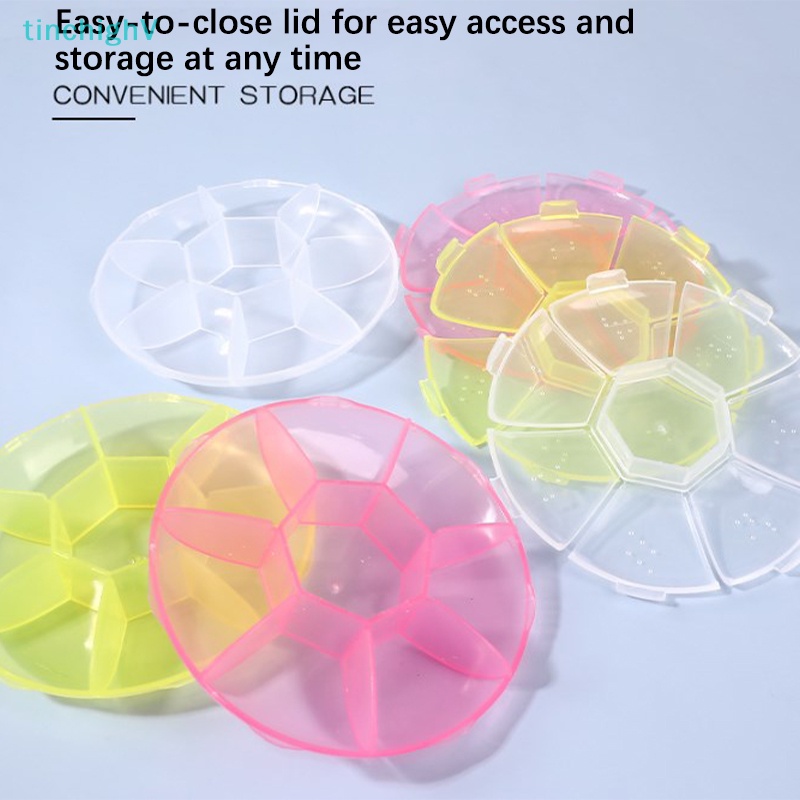 Hộp Đựng Phụ Kiện Trang Trí Móng Tay Nghệ Thuật Tiện Dụng