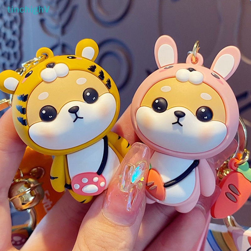 [TinchighV] Móc Khóa / Túi Xách / Ô Tô Dệt Kim Hình Động Vật Nữ Tính Thích Hợp Làm Quà Tặng Ch [Mới