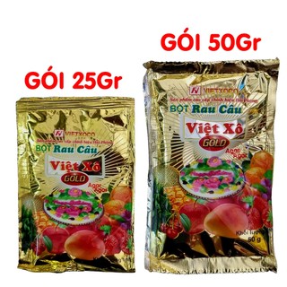 1 gói bột rau câu giòn việt xô gold 50g hoặc 25g