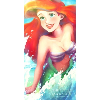 Bộ Tranh Đính Đá Toàn Diện Hình Công Chúa Tiên Cá | Tranh Đính Đá Tự Làm Hình Nàng Tiên Cá Nhỏ