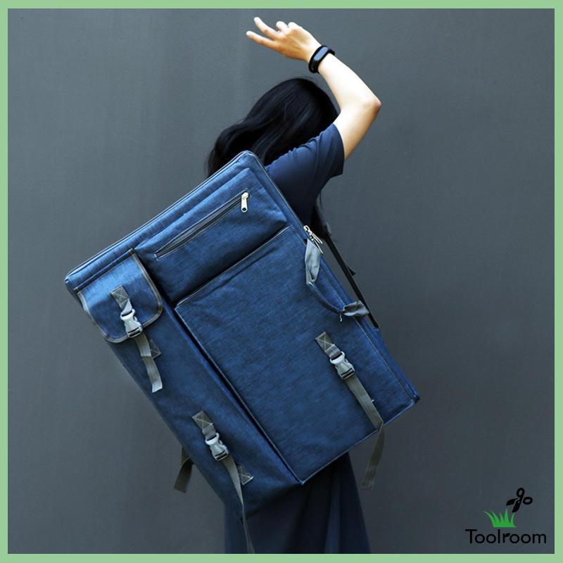 Ba Lô Đeo Vai Đựng Bảng Màu Sơn Nghệ Thuật Có Dây Đeo Vai Điều Chỉnh Được