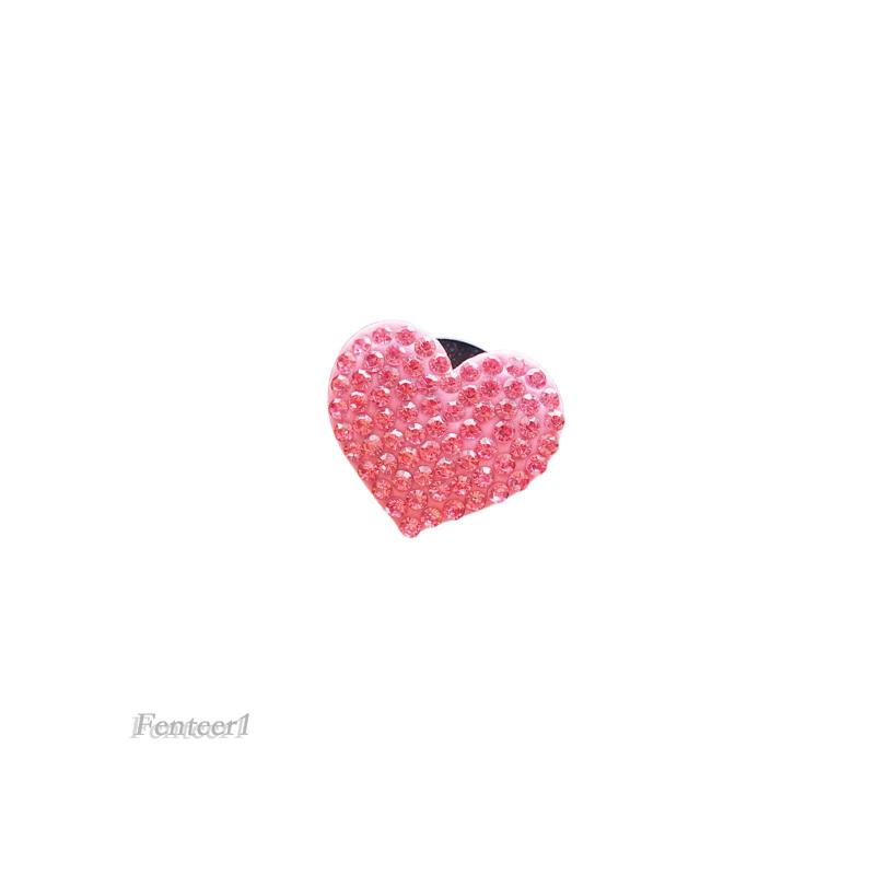 Kẹp Lỗ Thông Khí Hình Trái Tim Lấp Lánh Cho Xe Hơi