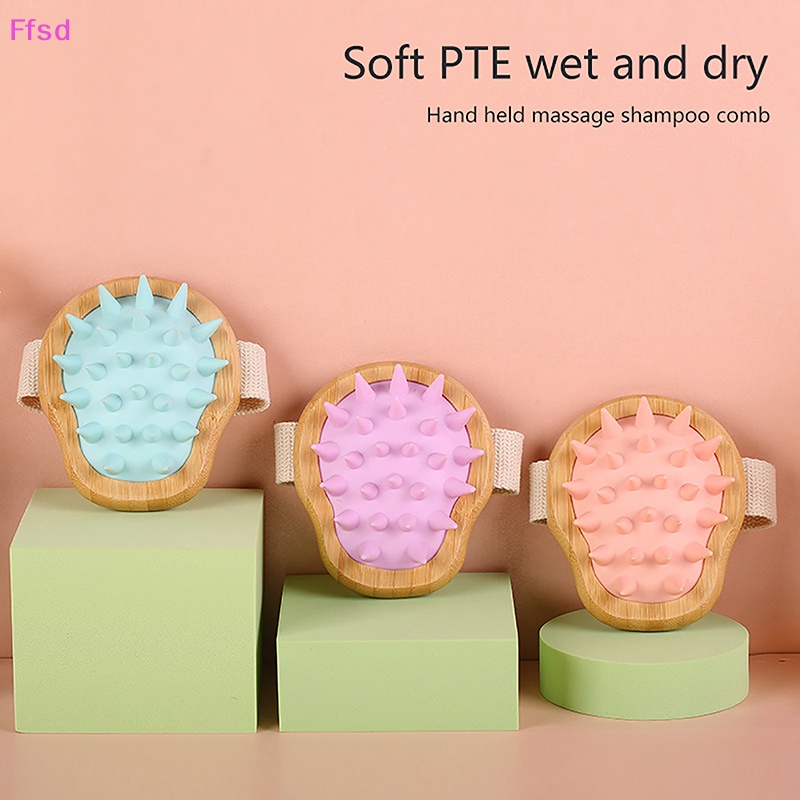 Bàn Chải Tròn Massage Da Đầu Cầm Tay Phyl Lostachys