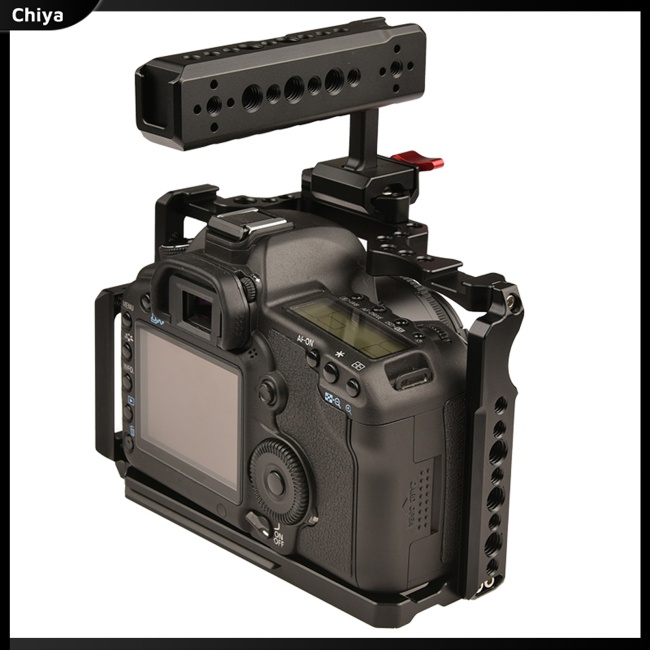 Tay Cầm Gắn Lồng Máy Ảnh Xoay 360 Độ Giao Diện Giày Lạnh Tiện Dụng