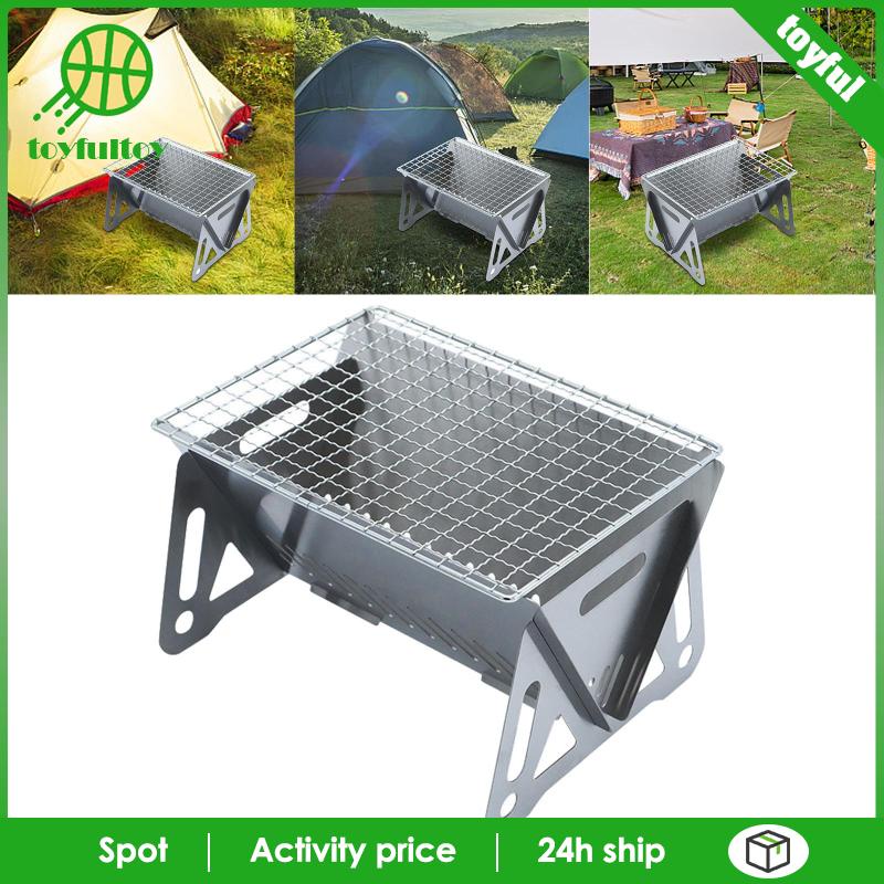 Bếp Lò Bằng Thép Không Gỉ Có Thể Gấp Gọn Tiện Dụng Khi Đi Cắm Trại