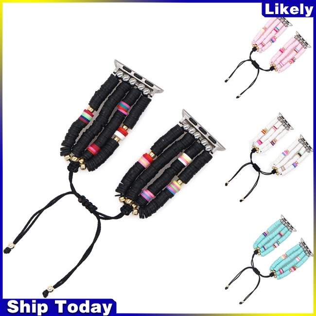 Dây Đeo Mềm Phong Cách Boho Thay Thế Cho iWatch 42-44mm