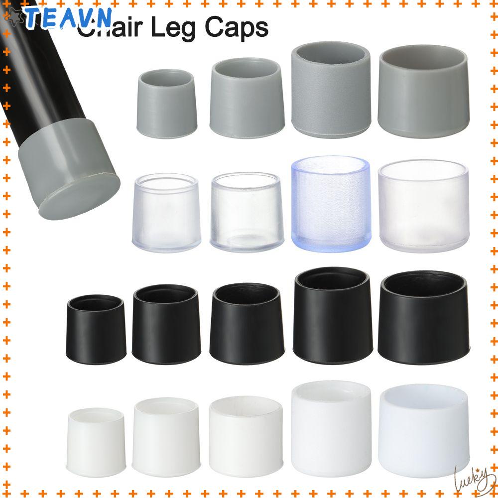 TEAVN Set 10 cái bọc chân ghế bằng silicon chống trượt nhiều màu không làm trầy xước sàn