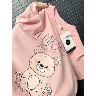 NRVP Áo Thun 100% Cotton Tay Ngắn Cổ Tròn In Họa Tiết Phong Cách Hàn Quốc Mới