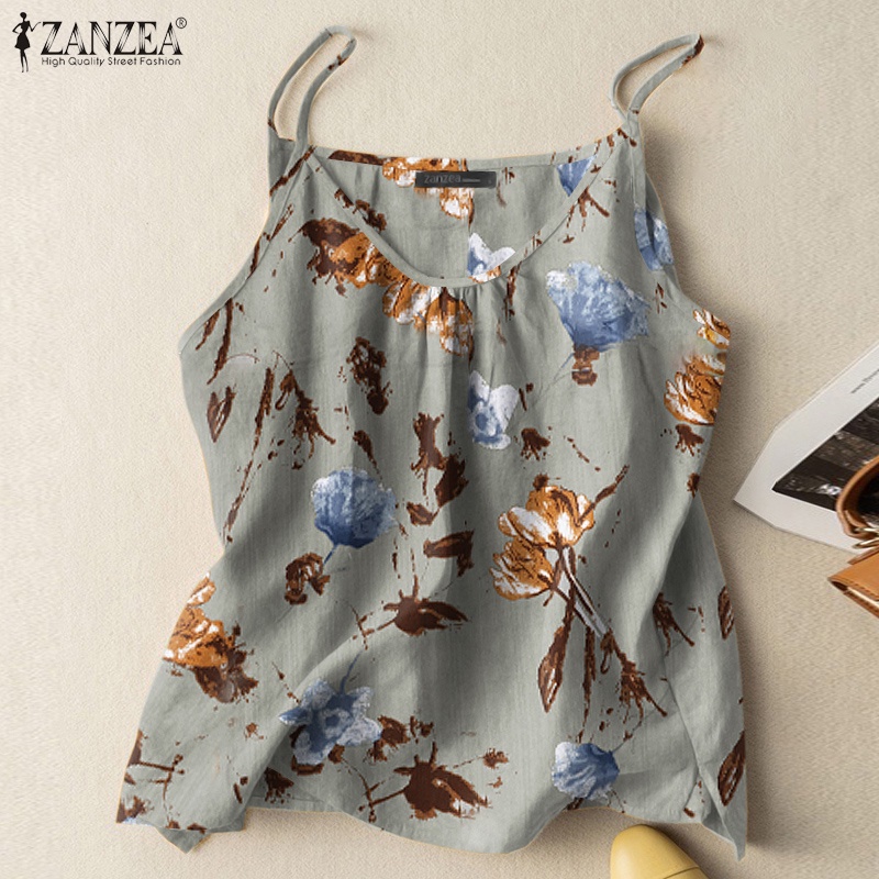 Zanzea Áo Nữ Không Tay Cổ Chữ O Thời Trang Quyến Rũ