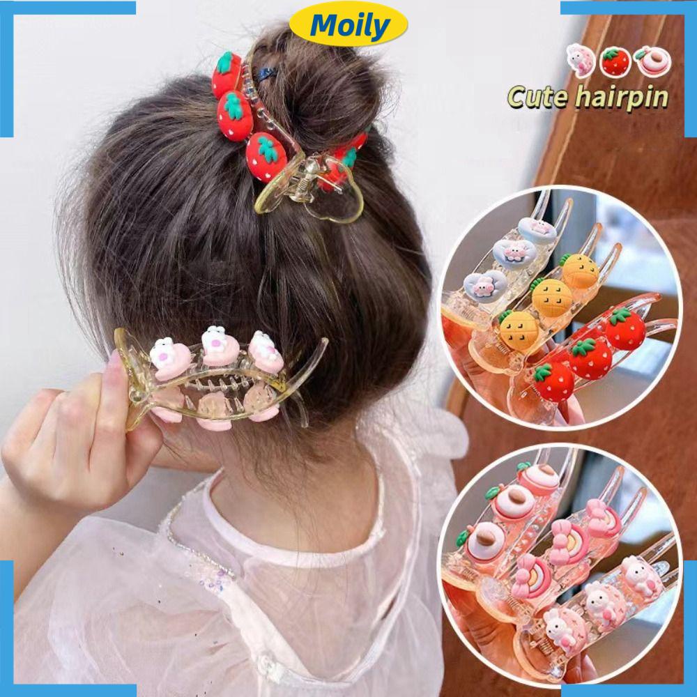 MOILYVN Set 2 Kẹp Tóc Đính Đá Sang Trọng Cho Nữ