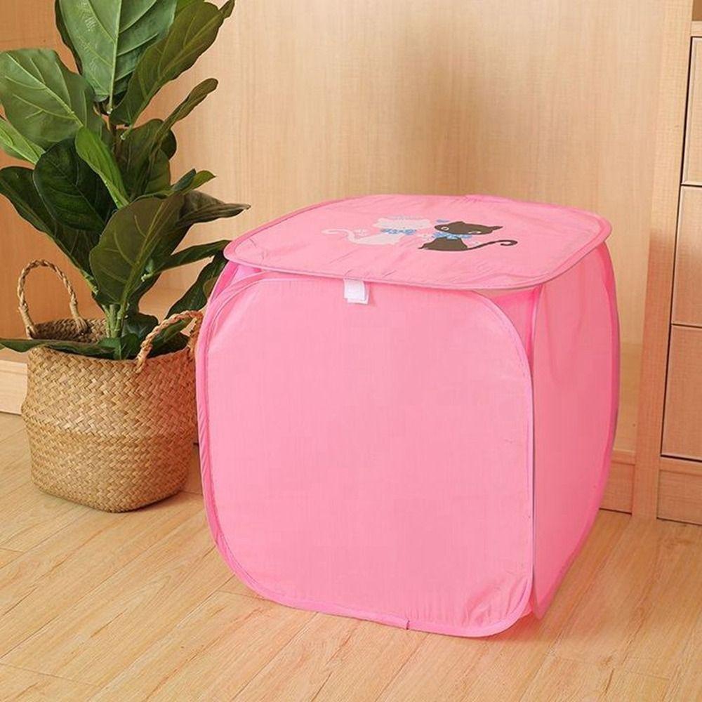 DYRUIDOJ Giỏ Đựng Quần Áo Bẩn Có Vỏ Bọc Chống Bụi Bẩn Tiện Dụng Cho Gia Đình