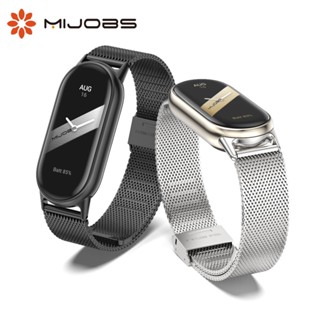 MIJOBS Mi Band 10 9 8 Dây đeo Vòng đeo tay thông minh cho Xiaomi Smart Band 9 Phiên bản toàn cầu Vòng đeo tay Miband 8 NFC Phụ kiện thay thế