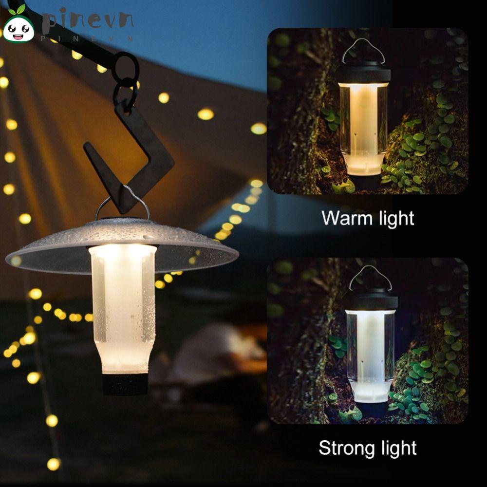 PINEVN Đèn Pin Cắm Trại 3 Chế Độ Kèm Sạc USB Tiện Dụng Chất Lượng Cao