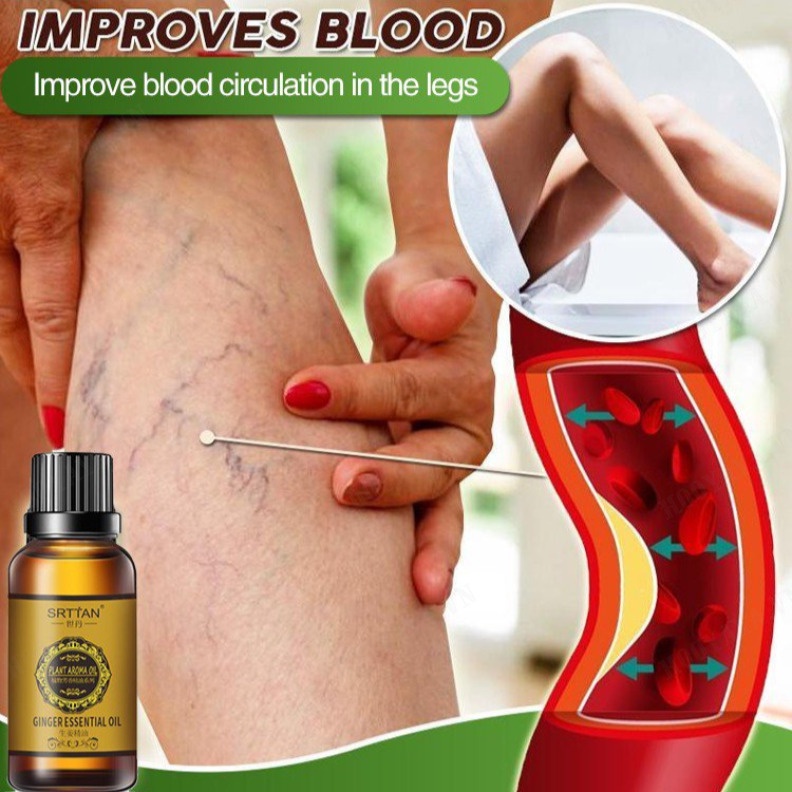 Tinh Dầu Gừng massage Giảm Mệt Mỏi Cho Cơ Thể 10ml