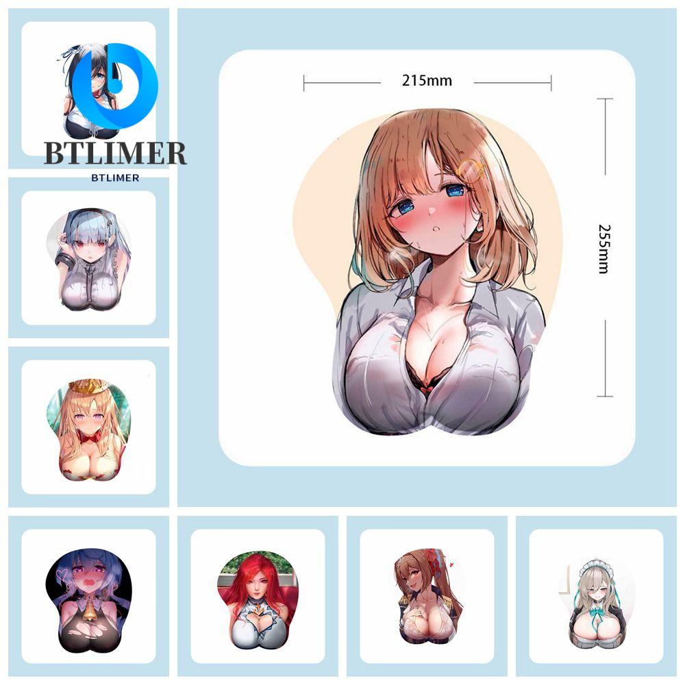 BTLIMER Miếng Lót Chuột Silicone Có Đệm Cổ Tay