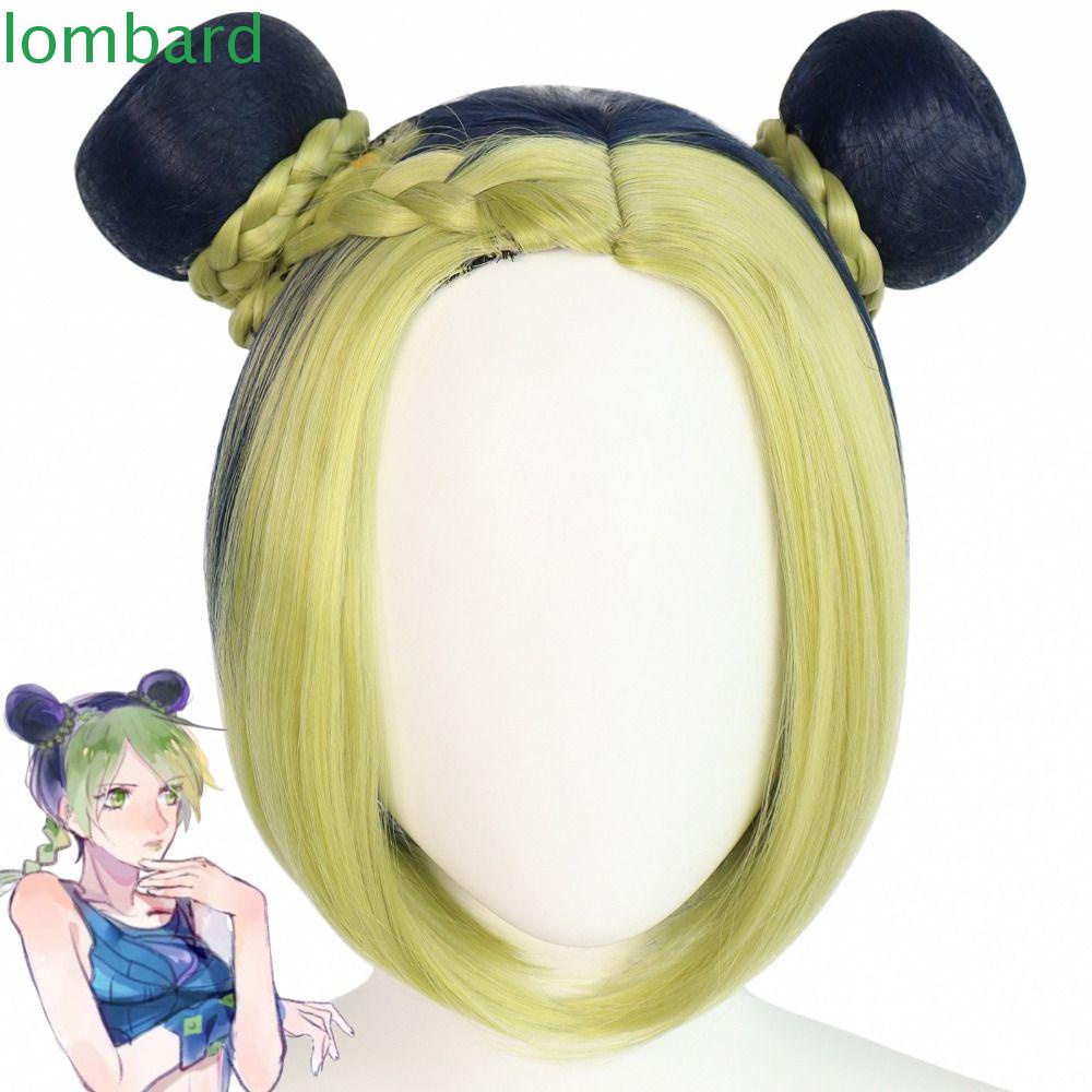 LOMBARD Bộ Tóc Giả Hóa Trang Jujo Jolin Bằng Sợi Tổng Hợp Vô Hình Tự Nhiên Thoáng Khí