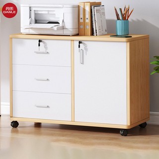 Tủ có khóa bằng gỗ dùng cho văn phòng / tủ chén