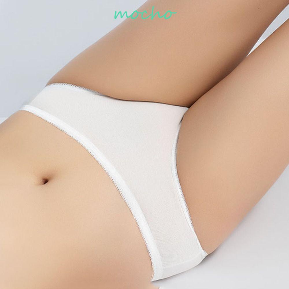 MOCHO Set 5 Quần Lót Cotton Lưng Thấp Không Dùng Một Lần Cho Phụ Nữ Sau Sinh