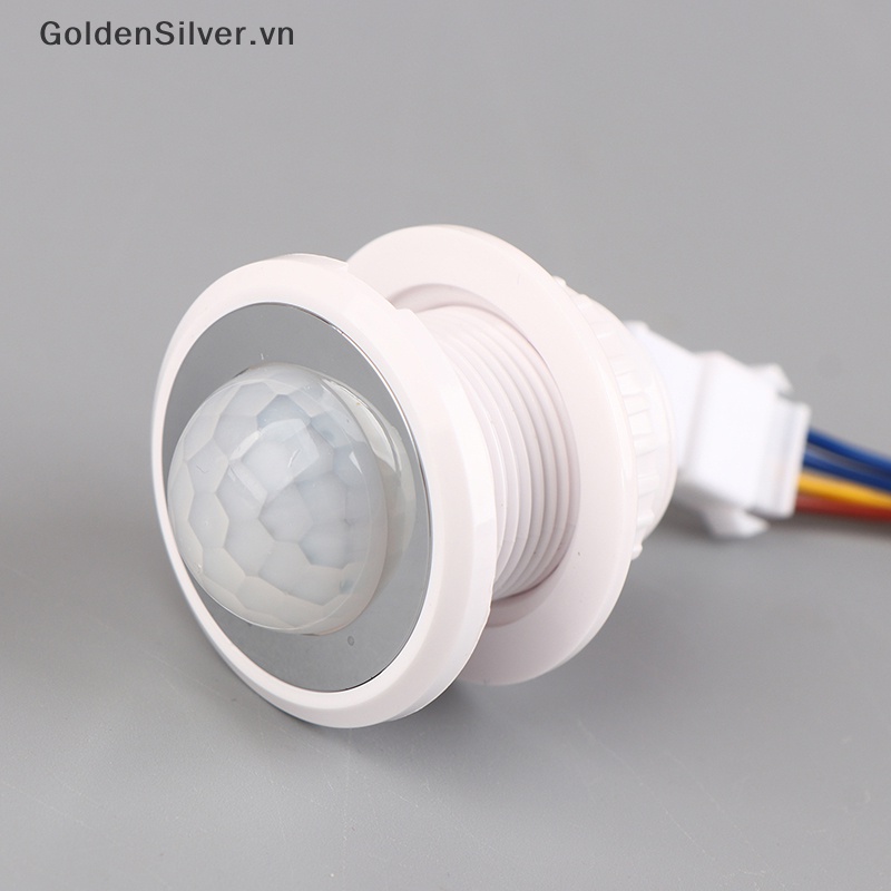 1 Cảm Biến Chuyển Động Hồng Ngoại AC85-265V Màu Vàng Đồng