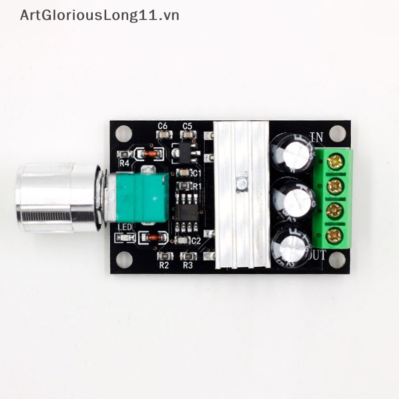 Bộ Điều Khiển Tốc Độ Động Cơ PWM 6V 12V 24V 28V Mini 3A 1203BK.