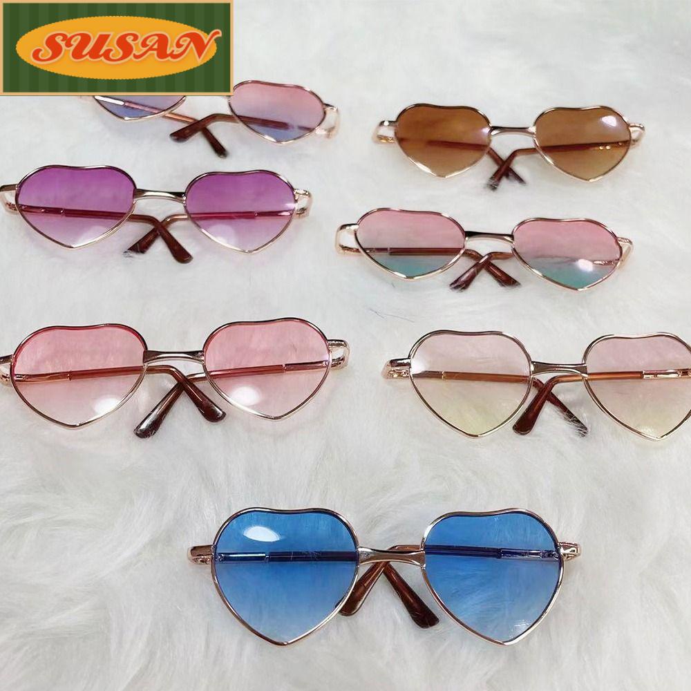 SUSANS Mắt Kính Gọng Trái Tim Dễ Thương Cho Búp Bê