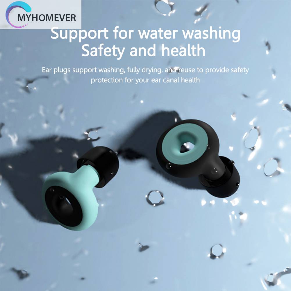 Nút Bịt Tai Bằng Silicone Cách Âm Chống Ồn Tiện Dụng