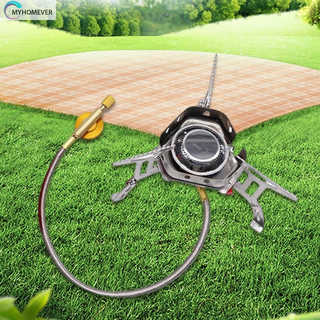 Bếp Gas Cắm Trại Siêu Nhẹ 4000W Có Thể Gấp Gọn Tiện Dụng