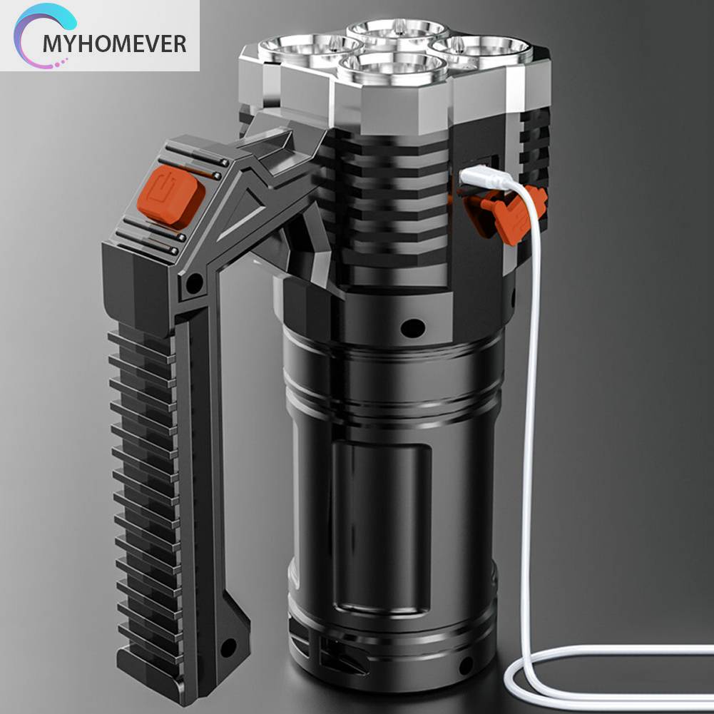 Đèn Pin Cầm Tay Chống Nước IPX4 Có Thể Sạc Lại Bằng Cổng USB