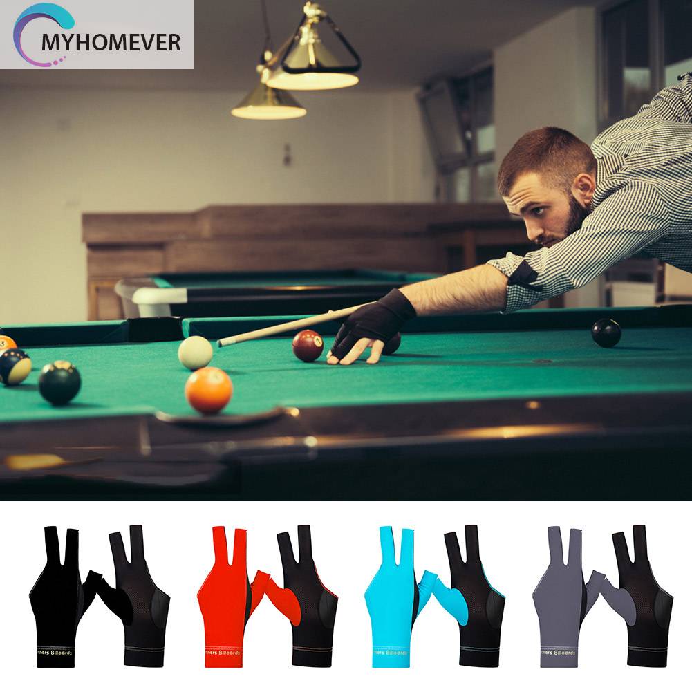 1 Đôi Găng Tay Hở Ngón Chống Trượt Trọng Lượng Nhẹ Dùng Để Luyện Tập Bida