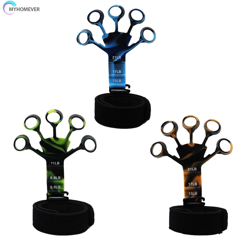 Bộ 5 Dụng Cụ Luyện Tập Phục Hồi Chức Năng Ngón Tay Bằng Silicone