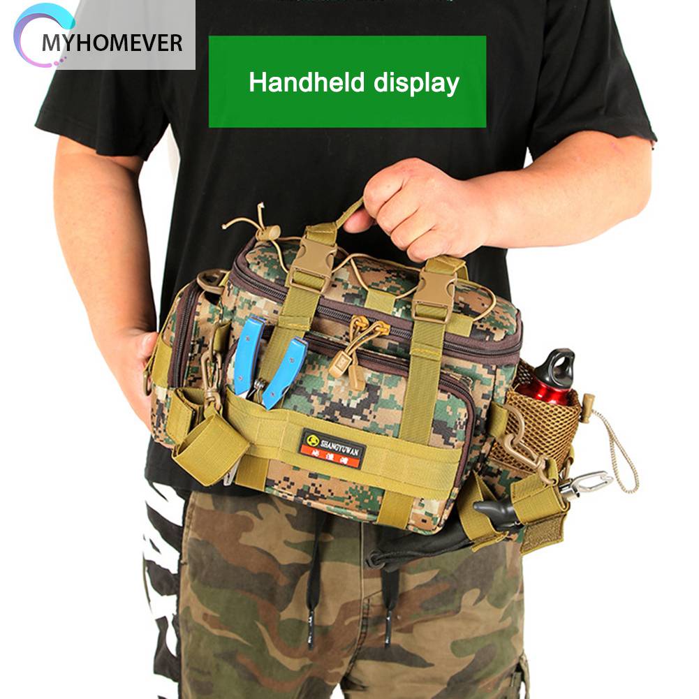 Túi Đeo Chéo Ngực Bằng Nylon Đa Năng Nhiều Ngăn Tiện Dụng Mang Theo Du Lịch