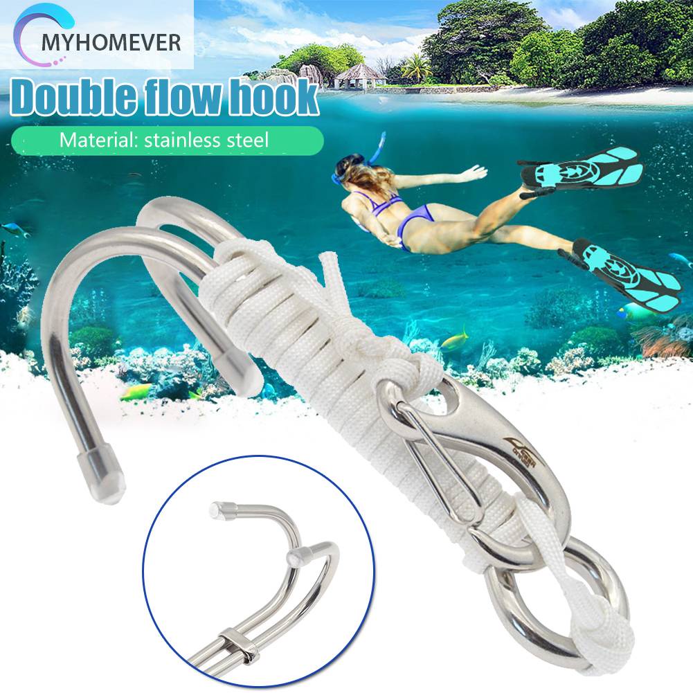 Móc Hai Đầu Bằng Thép Không Gỉ Trọng Lượng Nhẹ Cho Hoạt Động Dưới Nước