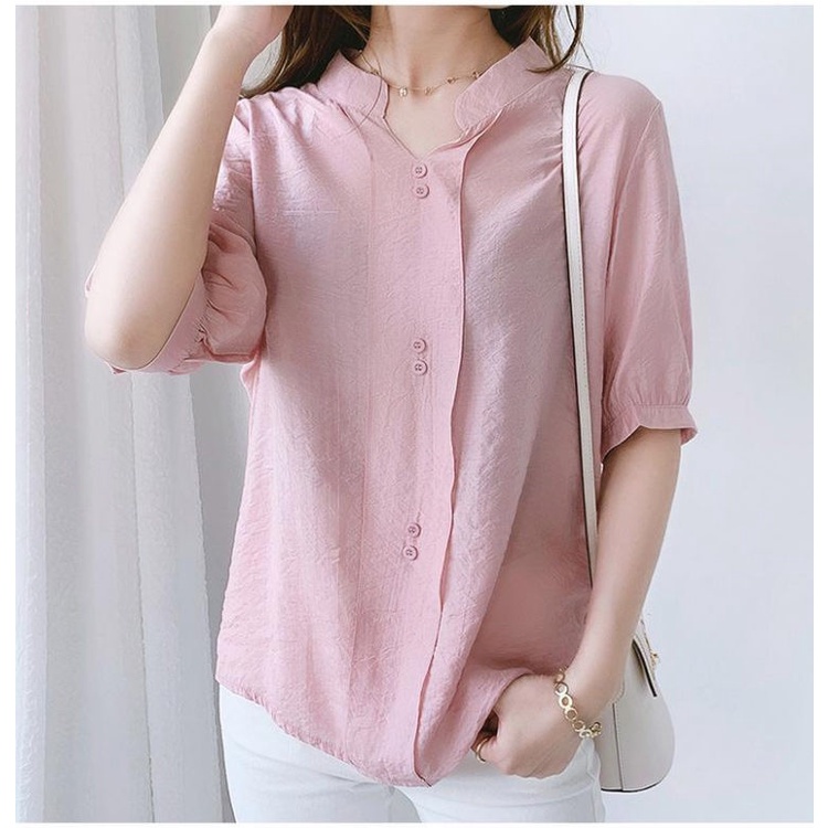 Áo Sơ Mi Lưới Cổ Chữ V Xuyên Thấu Thời Trang 2023 Cho Nữ