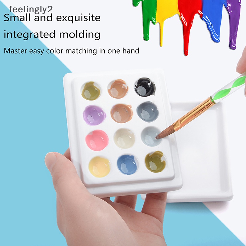 Khay Đựng Màu Nước Bằng Nhựa Có Nắp Đậy Tiện Dụng