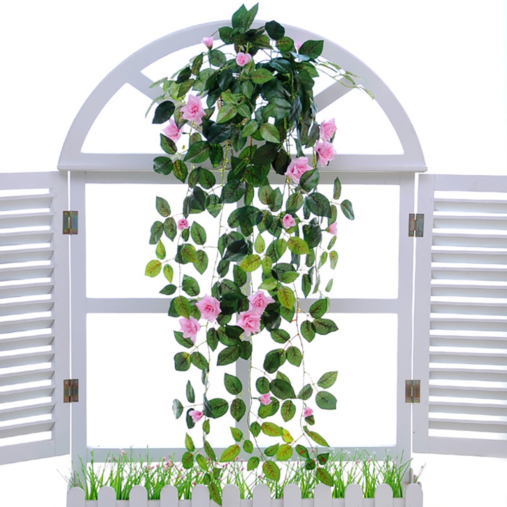 1 Nhánh Lá Hoa Nhân Tạo Trang Trí Nhà Cửa / Tiệc Cưới DIY