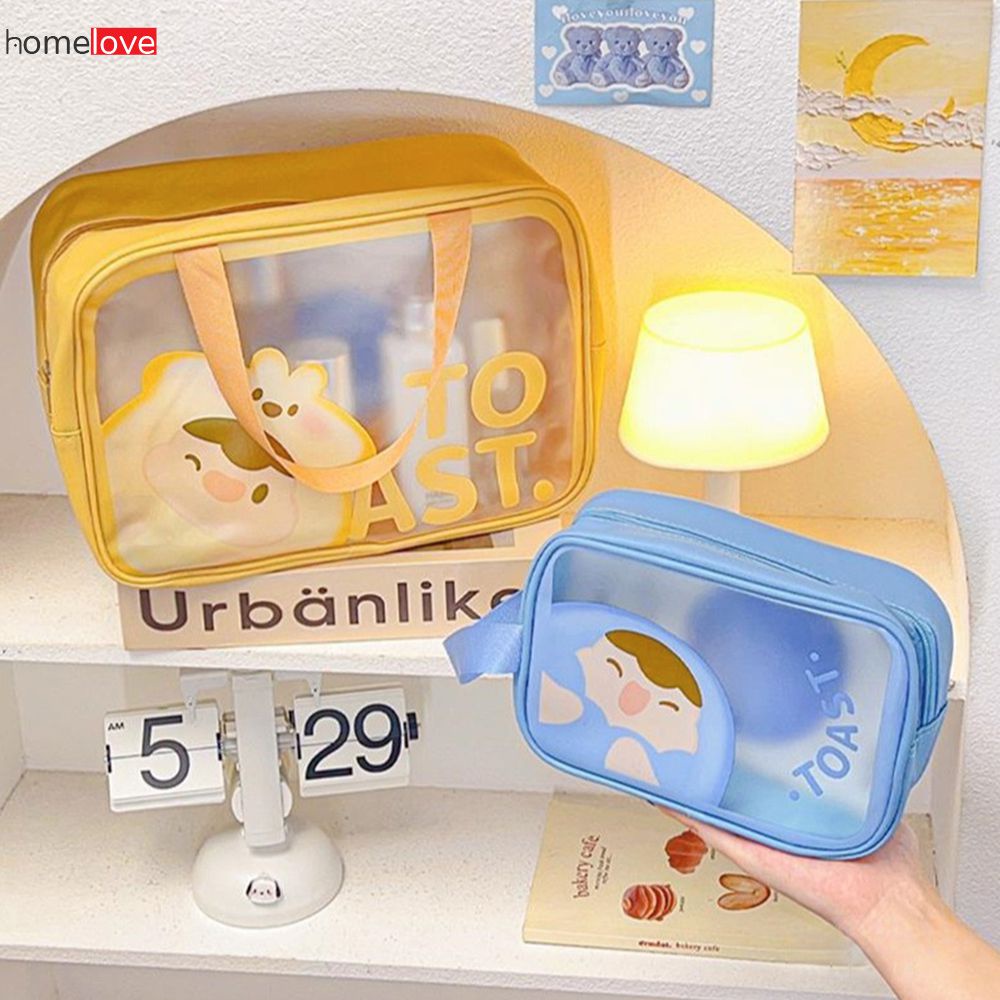Di Động Du Lịch Túi Giặt Chống Nước Di Động Trong Suốt Đựng Mỹ Phẩm Trang Điểm Chăm Sóc Da Đi Biển Túi Du Lịch Túi Tổ Chức Homelove