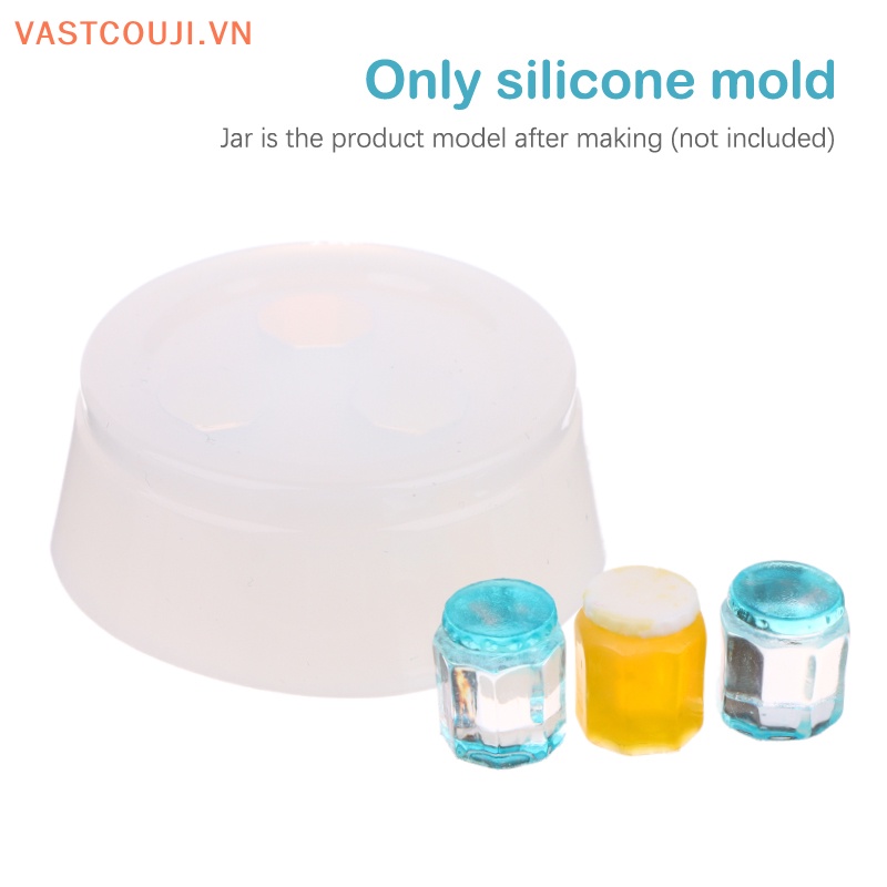 Mô Hình Bình Nước Uống Mật Ong DIY Bằng Silicon Tỉ Lệ 1: 12 Trang Trí Nhà Búp Bê