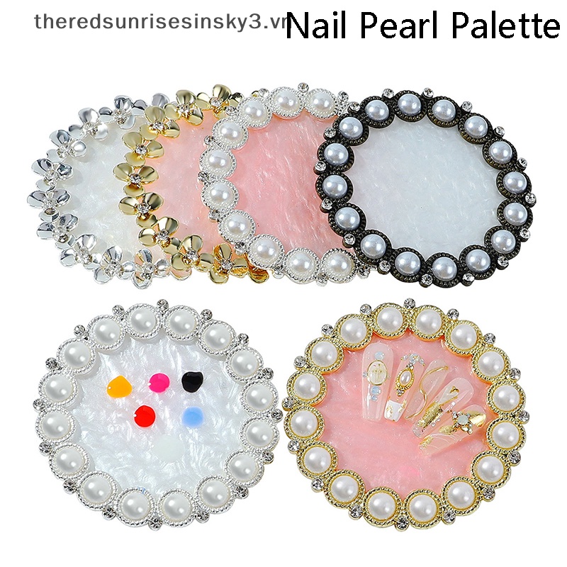 Khung Trưng Bày Móng Tay Giả Ngọc Trai Thời Trang