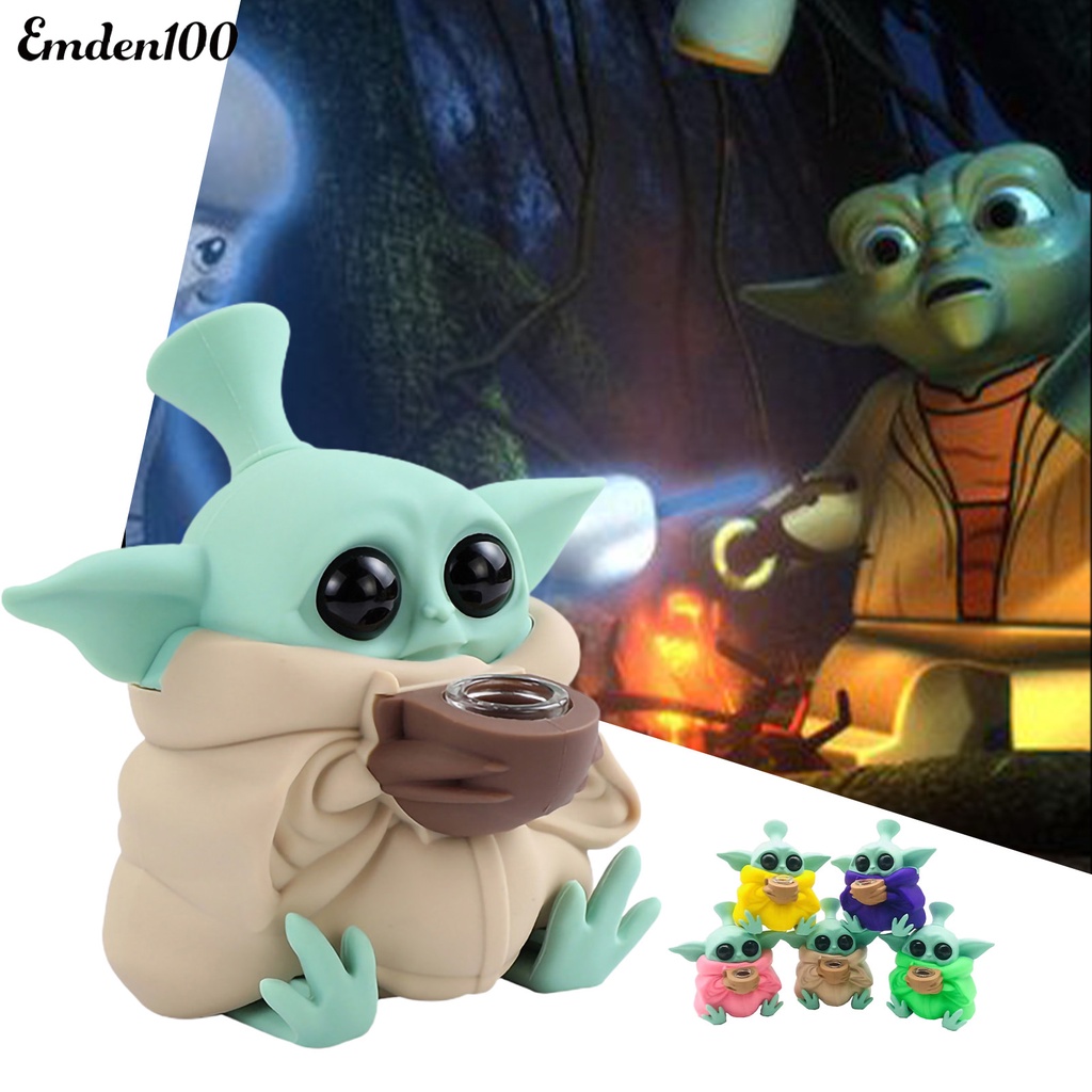 [EMDEN] Mô Hình Nhân Vật Yoda Trong Star War Mini Bằng Silicone Trang Trí Bàn Làm Việc