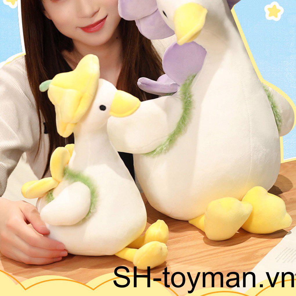 Đồ chơi nhồi bông Hình Chú Vịt Ngồi Ghế Sofa Dễ Thương Trang Trí Phòng Ngủ Cho Bé
