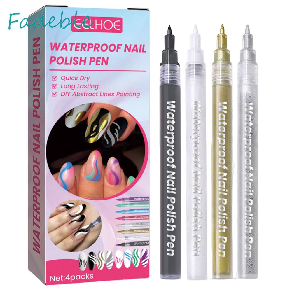 Set 4 Bút Trang Trí Móng Tay Nghệ Thuật